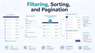 Filtering, sorting, and pagination via query parameters